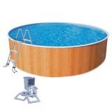 Nadzemný bazén Splash 4,6 x 1,2 m dekor drevo 2