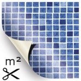Fólia AVfol Decor Mozaika Modrá 165 cm - metráž
