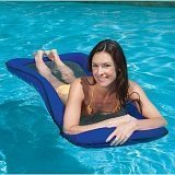 Nafukovací matrac so sieťkou do bazéna modrý